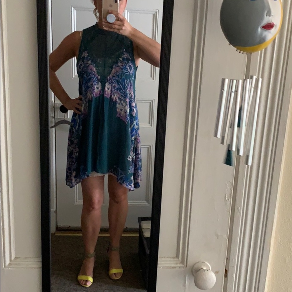 Free people tunic sleeveless mock turtleneck dress
